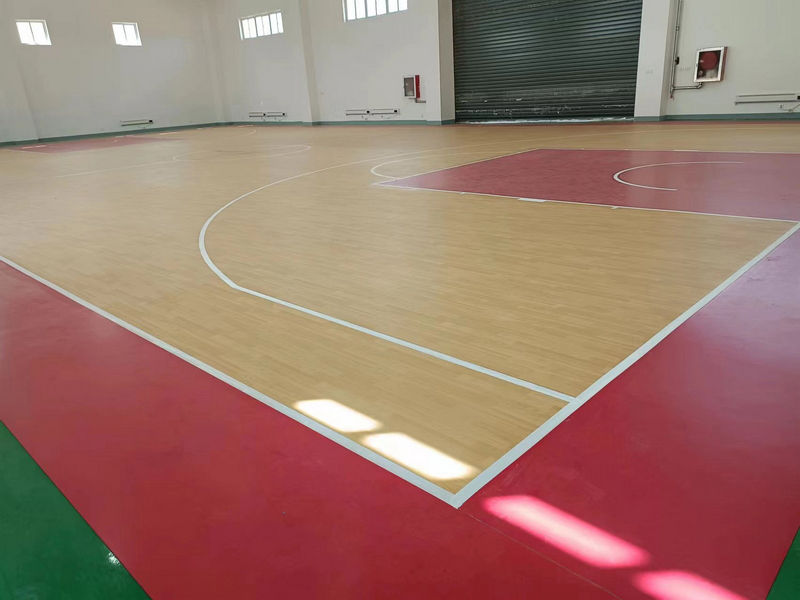 玉門市某單位室內籃球場館